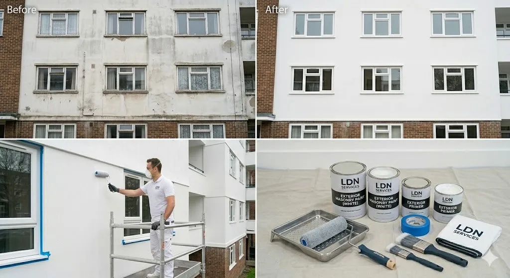 Apartment Block Painting service in Hammersmith - Hammersmith Painters