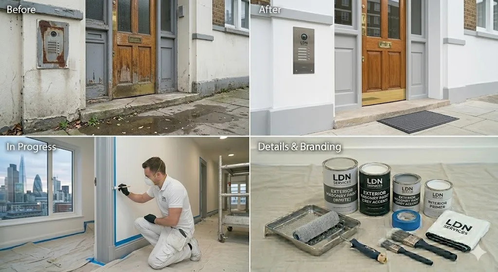 Communal Entrance Painting service in Hammersmith - Hammersmith Painters