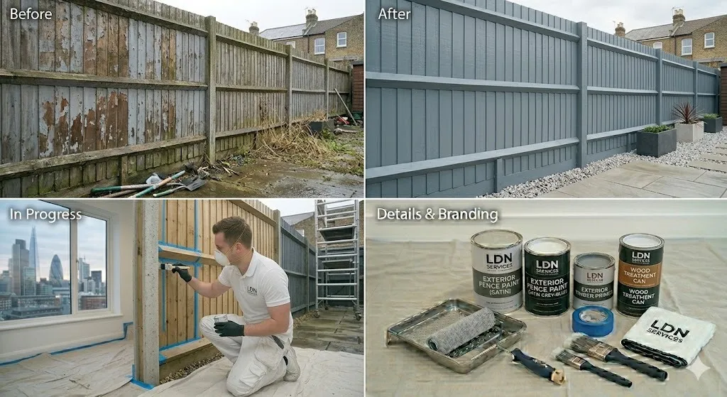 Fence Painting service in Hammersmith - Hammersmith Painters