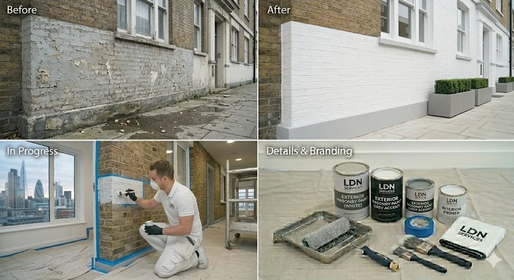 Masonry Painting service in Hammersmith - Hammersmith Painters