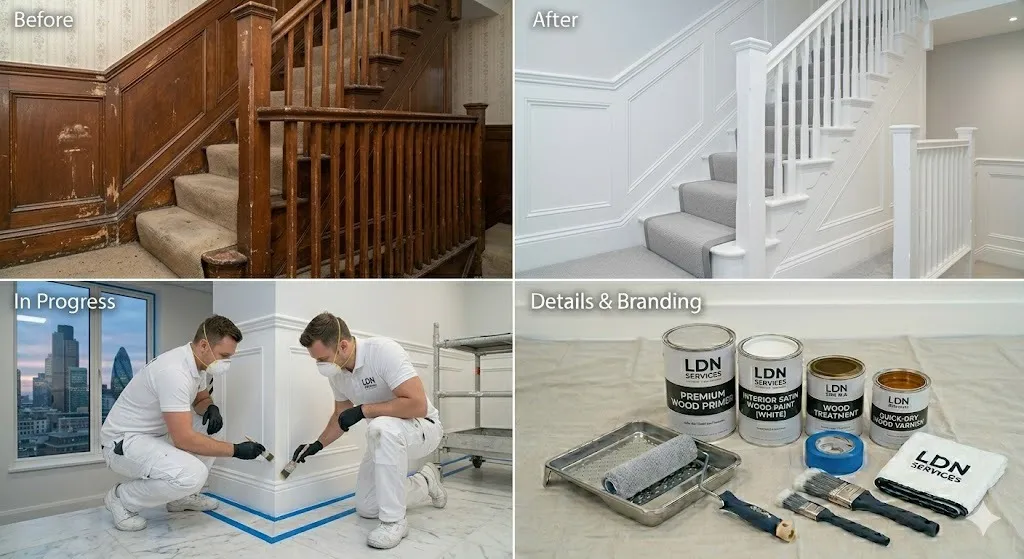 Woodwork Painting service in Hammersmith - Hammersmith Painters